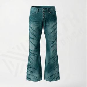 Wholesale High Quality Fashion Casual Denim <b>Jeans</b> High Street Rise Wide Leg <b>Flare</b> Trouser Durable Comfortable Premium - Product Image 1