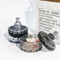 Goutte à goutte moule bijou motif boîte de rangement silicone moule miroir résine pour DIY fait main