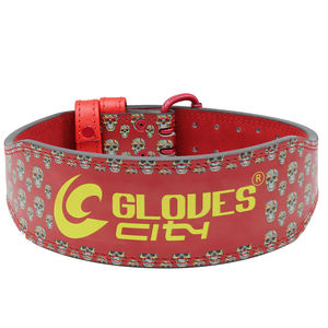 Ceintures de fitness élégantes en cuir de vachette pour l'entraînement et la musculation de haute qualité pour la musculation et l'haltérophilie de GLOVES City - Product Image 1