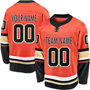 Maillots de hockey personnalisés de haute qualité prix de gros bon marché pratique vêtements de hockey sur glace chemises uniformes d'équipe personnalisés broderie OEM - Product Image 4