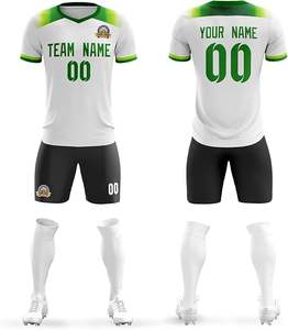 High Quality Sublimation Printed Football Shirt Custom Breathable Soccer Jersey <b>Kits</b> <b>School</b> Team Uniforms Soccer Sports Wear - Product Image 1