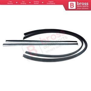 BSR534 Sunroof Seal Brush Gasket Metal <b>Rubber</b> Set for W114 W115 W108 W109 W123 S123 C123 190 W201 W116 W126 C126 W110 W111 W112 - Product Image 2