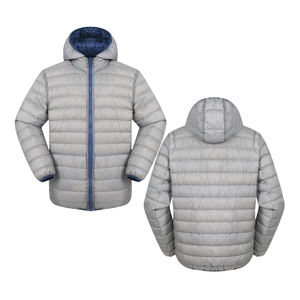 Veste d'hiver courte à capuche personnalisée pour homme, style OEM, fermeture éclair, respirante, coupe-vent, pour la randonnée en montagne, le ski, la neige, vêtements d'extérieur - Product Image 6