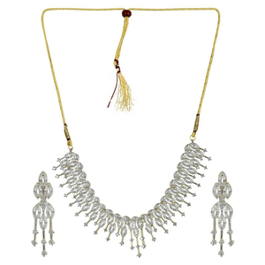 Ensemble de bijoux de mariée vintage plaqué or avec zircon pour mariage ou cadeau - Product Image 2