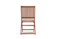 Ensemble de salle à manger rond en bois d'acacia royal Design moderne pour le jardin ou la terrasse Utilisation extérieure Meubles de restaurant durables