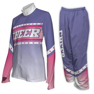 Ensembles de vestes d'échauffement personnalisées pour filles Vente en gros Vêtements d'extérieur pour sports d'équipe OEM ODM Élasthanne/polyester léger de haute qualité - Product Image 2