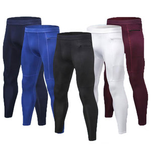 Mallas deportivas ajustadas con estampado de logotipo personalizado, mallas ajustadas de compresión para gimnasio, pantalones MMA Rash Guard, ropa deportiva elástica de nailon para Fitness - Product Image 6