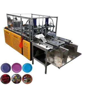 Máquina de fabricación de placas de papel de alta velocidad, fabricante en la India, proveedores al por mayor