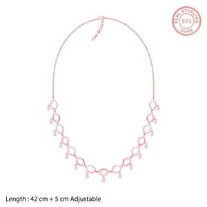 Collar de cristal de Duquesa de oro rosa - Product Image 3