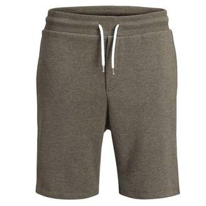 Pantalones cortos de gimnasio de algodón de peso pesado para hombre al por mayor pantalones cortos deportivos de lana transpirables de secado rápido tela de lona de cintura alta - Product Image 5