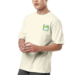 Mejor precio hombres camiseta de alta calidad de gran tamaño 100% algodón hecho a medida DTF camiseta para hombres de talla grande camisa de gimnasio Lisa ropa Casual - Product Image 3