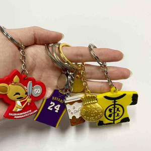 Llavero de parche de goma de PVC de estilo Vintage, accesorio de moda Retro, recuerdo de viaje, llavero de parche de goma de PVC, diseño de ciudad personalizado - Product Image 3