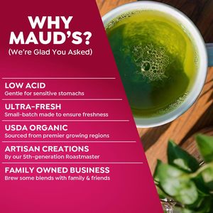 Cápsulas de Té Verde Matcha Orgánico de Maud, 24 Unidades, Cápsulas de Té de Dosis Individual - Product Image 2
