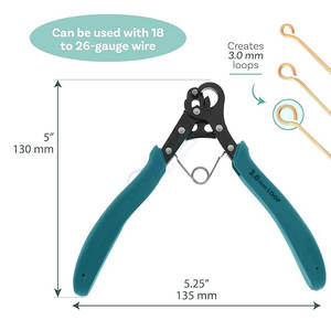 Outil de fabrication de bijoux, boucleur en une étape, 3 mm, pour la bouclage de fils, la création de perles et les projets d'artisanat, outil fiable et efficace de haute qualité - Product Image 2