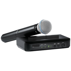 Microphone sans fil professionnel de haute qualité BLX24 BLX4, 2 canaux, cardioïde, XLR, métal, BETA58A PG58 <span class=keywords><strong>SM</strong></span> <span class=keywords><strong>58</strong></span> - Product Image 2