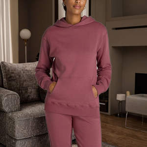Conjuntos de Mujer Talla Grande, Sudaderas con Media Cremallera, Chándal de Forro Polar para Invierno, Conjunto de 2 Piezas, Sudaderas con Capucha para Mujer, Conjunto Deportivo Holgado para Mujer - Product Image 6