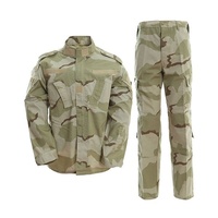 Ensemble uniforme tactique pour homme en coton tissé durable pour usage extérieur couleur beige
