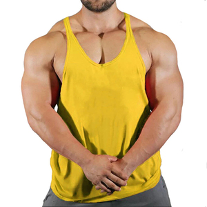 OEM <b>Men's</b> Athletic Stringer Tank Top Custom Cotton <b>Muscle</b> <b>Fit</b> Sleeveless Gym Training Bodybuilding <b>Vest</b> - Product Image 6