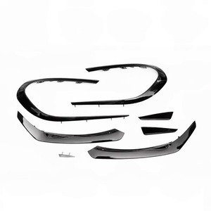 Canard di sfiato laterale del paraurti anteriore stile CLA45 per <span class=keywords><strong>Mercedes</strong></span> <span class=keywords><strong>CLA</strong></span> classe W117 a CLA45 2017-2019y canard del paraurti anteriore - Product Image 2