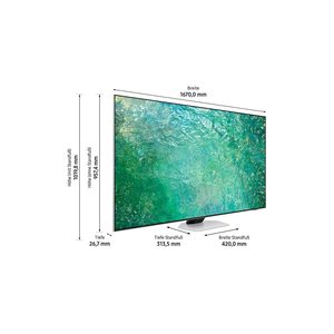 Silver 75-Inch 4K Ultra HD Smart <b>TV</b> with WiFi LED <b>Backlight</b> for Home or Hotel Use - Product Image 4