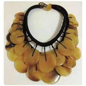 เครื่องประดับสร้อยคอเขาควายธรรมชาติสร้อยคอเขาควายทำด้วยมือสินค้าอินเดีย - Product Image 5