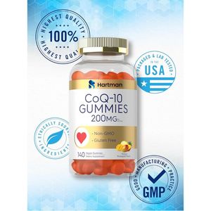 Gomitas de CoQ10 Premium para soporte cardiovascular, refuerzo de energía y protección celular contra el daño oxidativo - Product Image 5