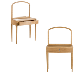 Nouvelle table de toilette de maquillage en bois de teck de mode équipée de tiroirs meubles de chambre au design contemporain prix de gros - Product Image 2
