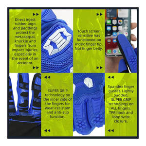 Gants de cyclisme professionnels à doigts complets pour VTT, BMX, course sur route, moto, motocross, tout-terrain, vélo tout-terrain, gants de sport - Product Image 5