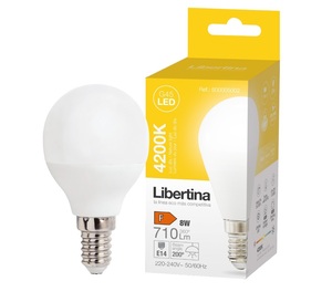 Lampada sferica a LED Libertina E14 8W 4200K (GSC 600005002) - Product Image 1