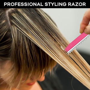 Maquinilla de afeitar ergonómica para adelgazamiento del cabello con cuchillas reemplazables, herramienta de salón y uso doméstico para capas de cabello - Product Image 6