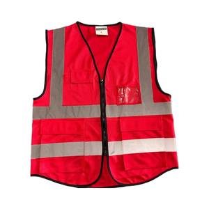 Ventes chaudes Gilets de travail routier personnalisés à plusieurs poches Gilets de sécurité réfléchissants haute visibilité - Product Image 5