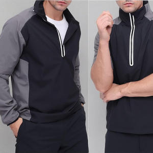 Streetgrace chaqueta cortavientos de golf para hombre OEM producción personalizada tela ligera transpirable con logotipo impreso y etiqueta privada - Product Image 2