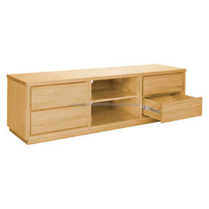 Soporte de TV europeo moderno de madera maciza con cajones de almacenamiento para sala de estar muebles dormitorio para el hogar Oficina hoteles Uso de villas - Product Image 3