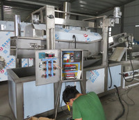 Ligne de production de cornets frits en acier inoxydable pour les chips de maïs Doritos, les snacks Pani Puri - Extrusion à double vis haute capacité