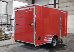 Manley Enclosed Ultimate Heavy Duty Galvanised Tradesman Builders Expanded High Intensity Aluminium <b>Floor</b> Double Axles <b>Trailer</b> - Product Image 4