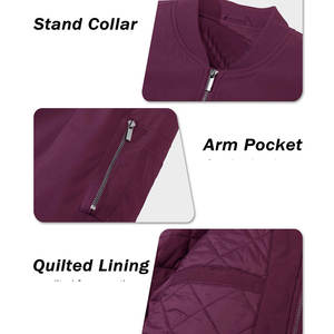 Nueva llegada chaqueta de bombardero logotipo personalizado ropa de invierno mejor producto al por mayor desgaste regular chaqueta transpirable para hombres chaquetas de hombre - Product Image 2