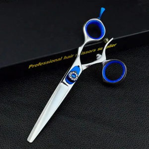 Tornillos negros brillantes plateados, nuevo diseño de moda, tijeras de peluquero de belleza, tijeras planas, tijeras para el cabello - Product Image 2