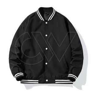 Chaquetas de Béisbol Varsity Personalizadas al por Mayor, Última Moda de Invierno, Chaquetas Universitarias con Letras Personalizadas, Cuello Alto, Alta Calidad - Product Image 5
