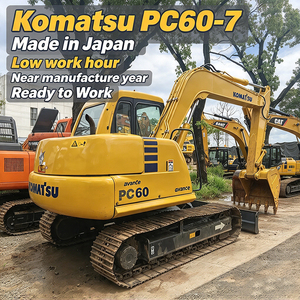 Excavadora Komatsu pc60-7 Usada Original Hecha en Japón, Mini Excavadora Komatsu pc60 Usada de 6 Toneladas en Venta - Product Image 1