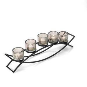 Special Ramadan Eid Item Metal Hanging Tealight Holder Set Black Stand Dining <b>Table</b> <b>Centerpiece</b> Luxury Home Decoration Items - Product Image 4