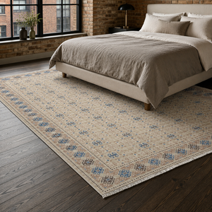 <b>Rug</b> Weavers RW7049 Baluch <b>Ivory</b> Tribal Washable <b>Rug</b> Dropshipping Wholesale Washable Chenille 10 Sizes - Product Image 4