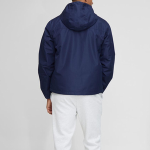 เสื้อแจ็คเก็ตพัฟเฟอร์สีน้ำเงินวินเทจคุณภาพสูงสำหรับฤดูหนาวที่หนาวเย็น ทรงเข้ารูป ปักลาย พร้อมซับในผ้าไหม - Product Image 2