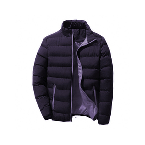 2023 vente en gros hommes hiver coton-rembourré veste respirant col montant haute rue Style XL taille motif cuir polaire - Product Image 1