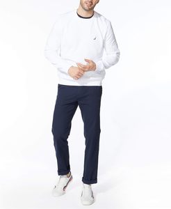 Sudadera de algodón con cuello redondo pesado para hombre, jersey de gran tamaño, hombro caído, bordado personalizado - Product Image 3