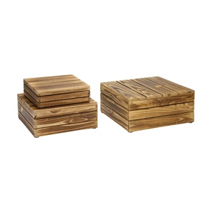 Son TRA อุปกรณ์ STH4003คราฟท์สำหรับโรงแรมที่ทำจากไม้สำหรับจัดบุฟเฟ่ต์อาหารกรอบแก้วคัพเค้กเป็นชั้นๆ - Product Image 6