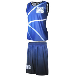 Uniforme de baloncesto transpirable de alta calidad para jóvenes y adultos Conjuntos de alto rendimiento con logotipo personalizado para equipos - Product Image 1