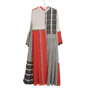 Chaqueta/Vestido Ecológico de Lana Folklore 52 con Cuello Mandarín Asimétrico y Mangas Largas para Otoño - Product Image 3