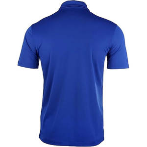 Logo personnalisé Slim Fit hommes pour polos respirant tricoté décontracté brodé col court à manches longues T-Shirts en vrac - Product Image 2