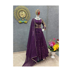 Belle nouvelle collection d'été pour femmes robes décontractées de style pakistanais indien bangladeshi robes longues shalwar qameez - Product Image 3