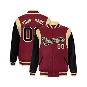 Veste universitaire pour enfants de haute qualité pour hommes et femmes Bomber Letterman de baseball personnalisé avec numéro de nom personnalisé col montant hiver - Product Image 2
